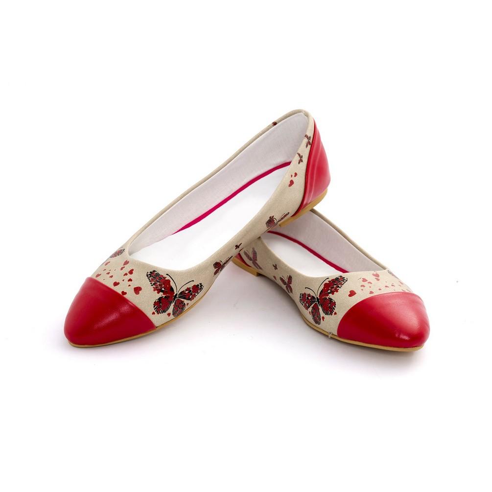 Butterfly Ballerinas Shoes NMS105 (770213118048)