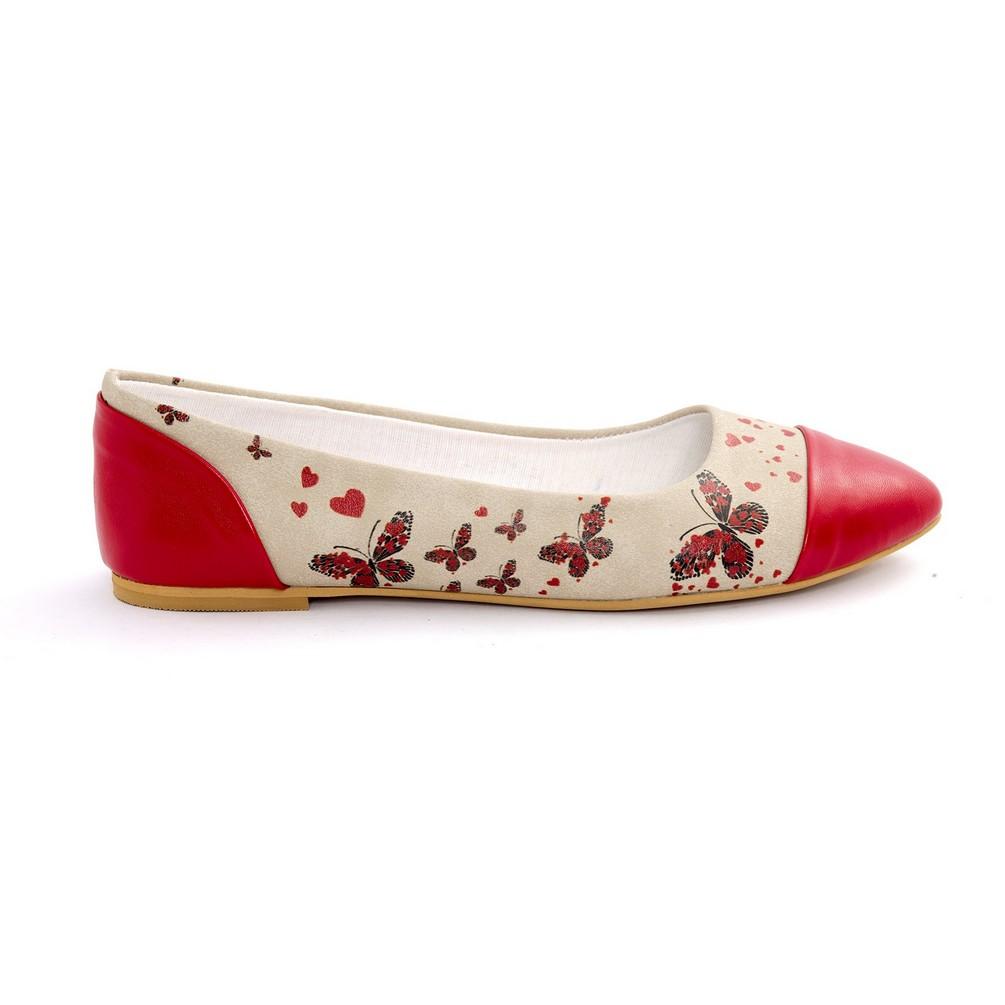 Butterfly Ballerinas Shoes NMS105 (770213118048)