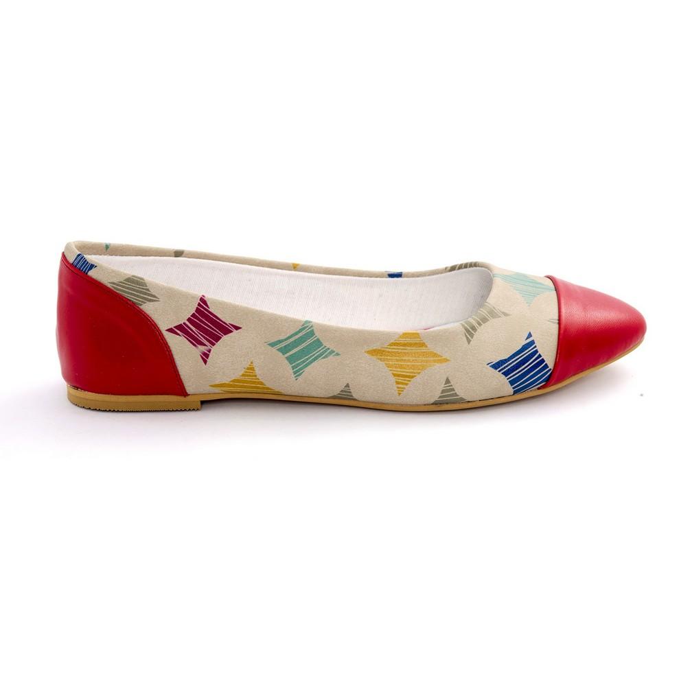 Pattern Ballerinas Shoes NMS107 (770213183584)