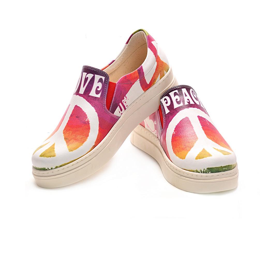 Love Peace Sneakers Shoes NVN105 (770216394848)