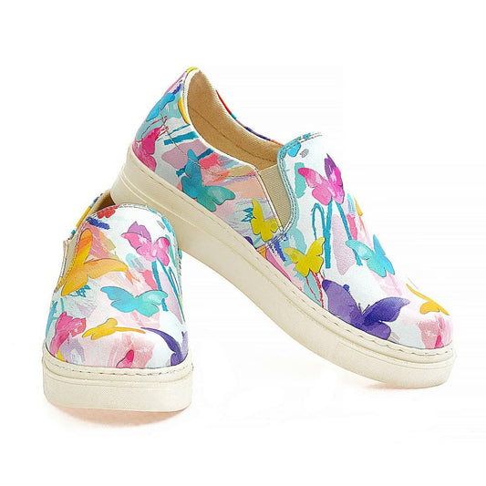 Colored Butterfly Sneakers Shoes NVN122 (770217115744)