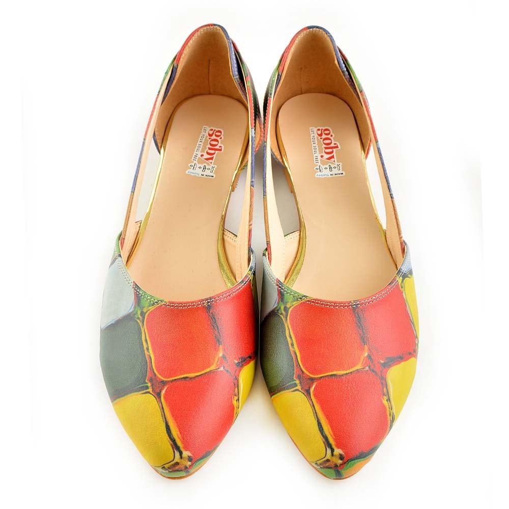 Colored Stones Ballerinas Shoes OMR7001 – Shopgoby.com