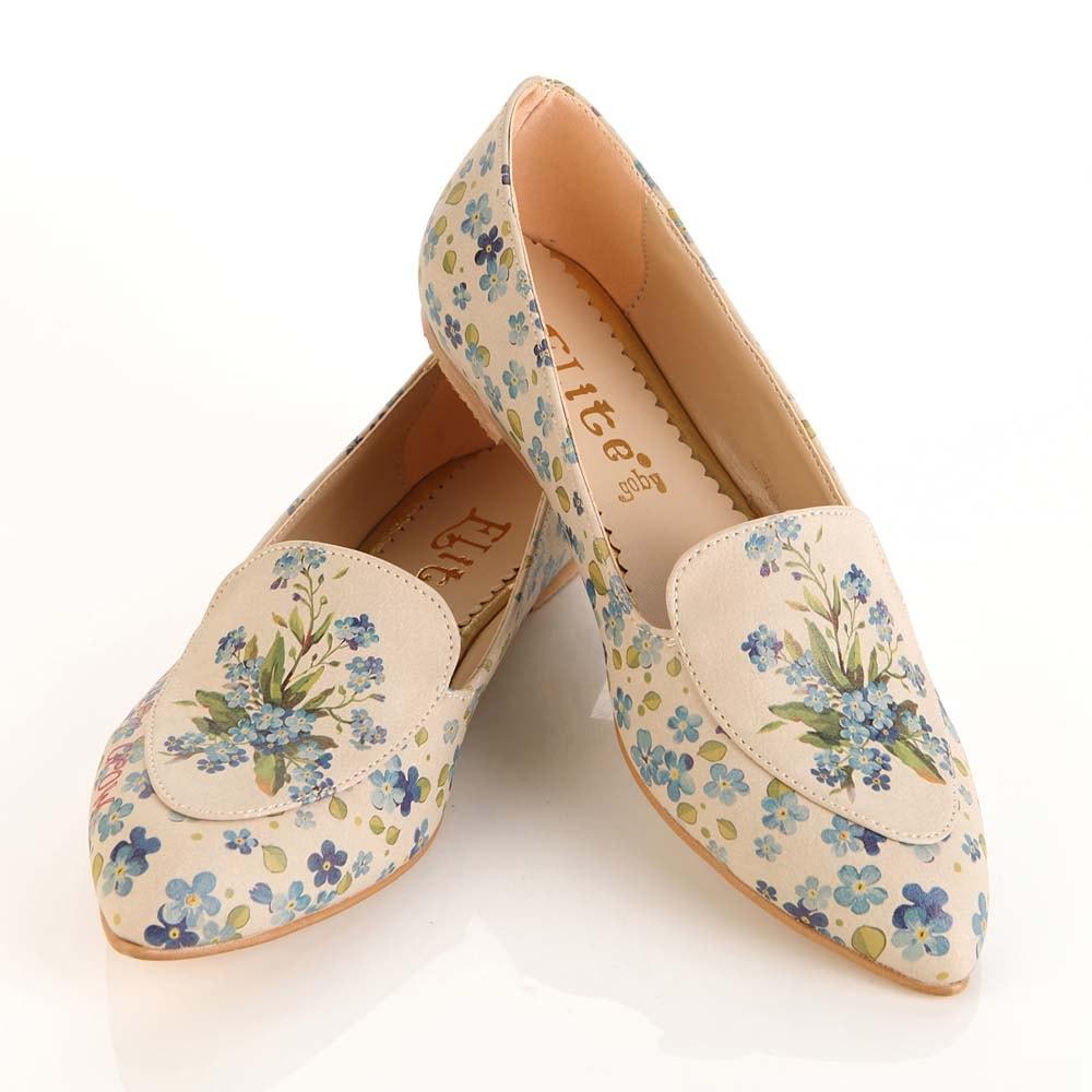 Flowers Ballerinas Shoes OMR7202 (506270515232)