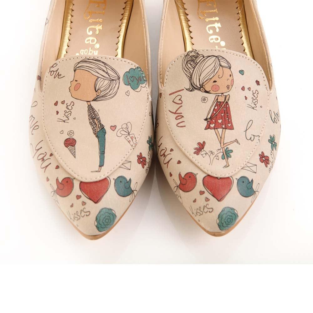 I Love You Ballerinas Shoes OMR7206 (506270842912)