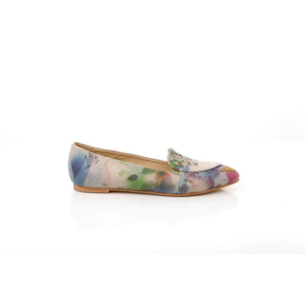 Flower Girl and Butterfly Ballerinas Shoes OMR7208 (1421210648672)