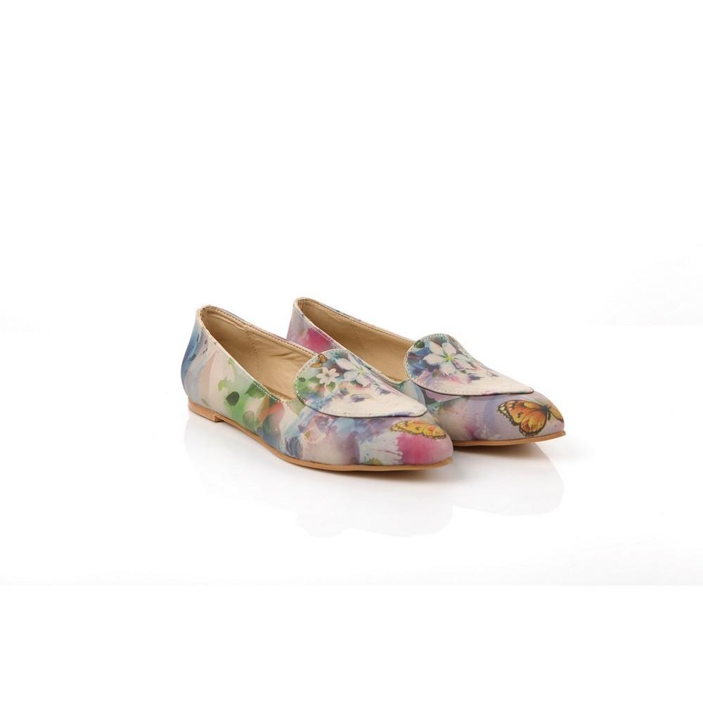 Flower Girl and Butterfly Ballerinas Shoes OMR7208 (1421210648672)