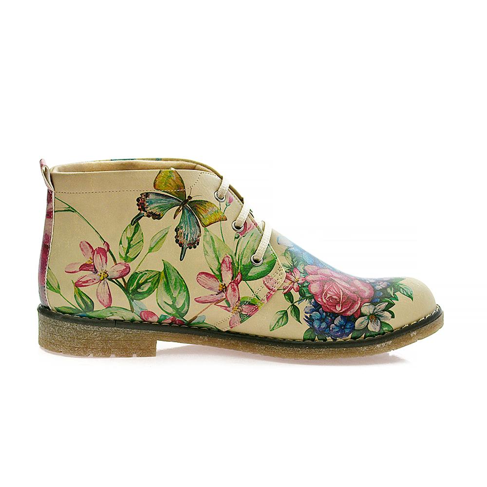 Flowers Ankle Boots PH209 (506272481312)