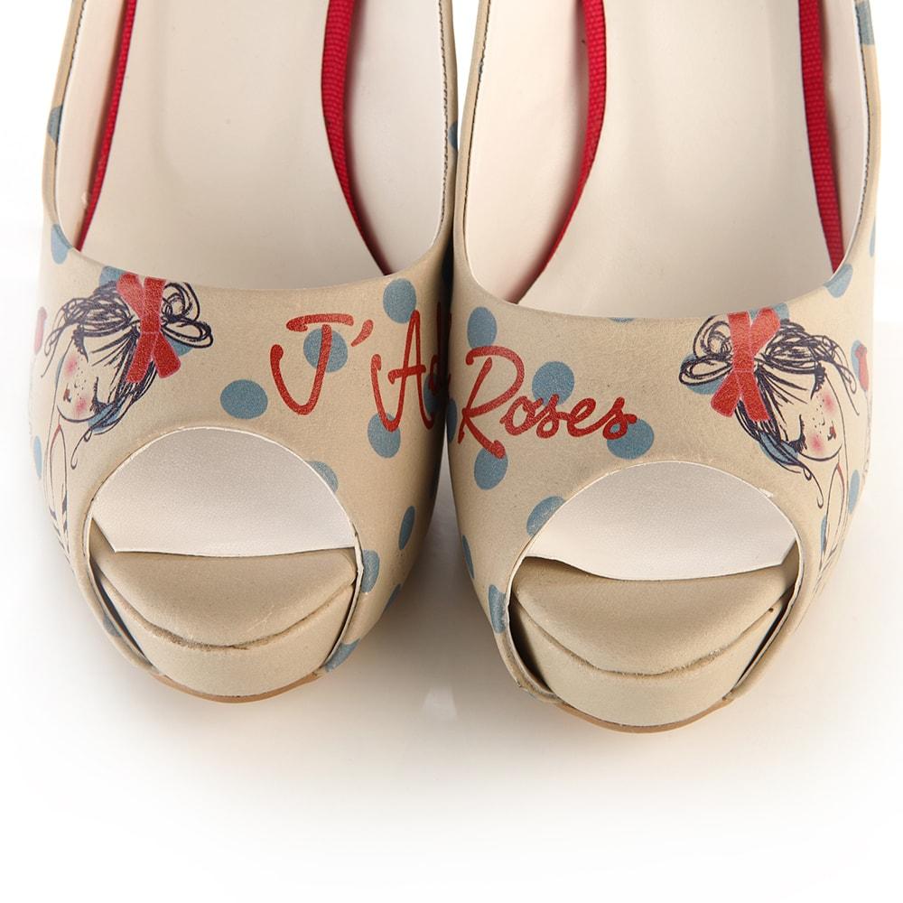 J'Adore les Roses Heel Shoes PLT2049 (1405808640096)