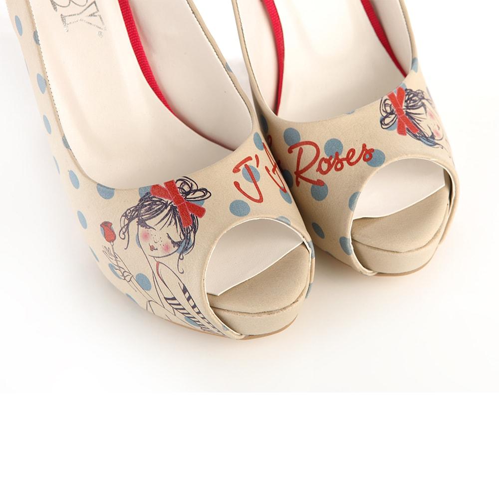 J'Adore les Roses Heel Shoes PLT2049 (1405808640096)