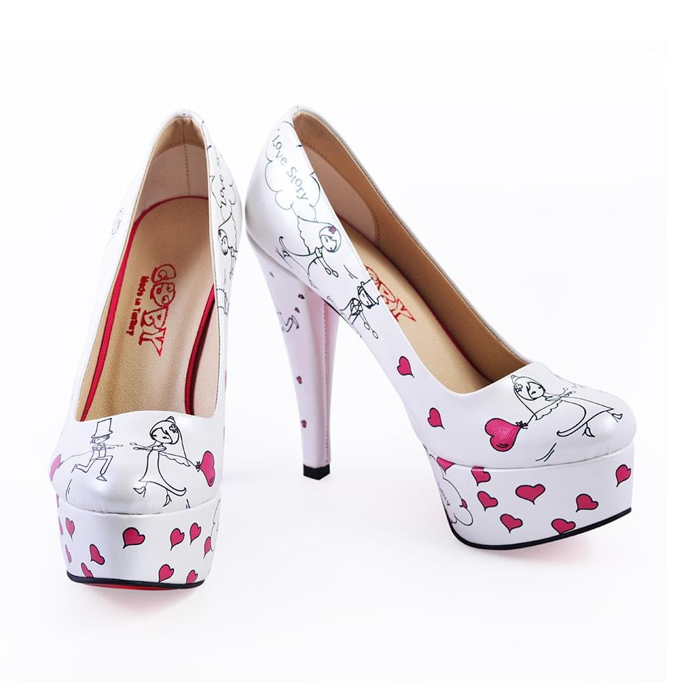 Love Story Heel Shoes PLT2061 (1405809066080)