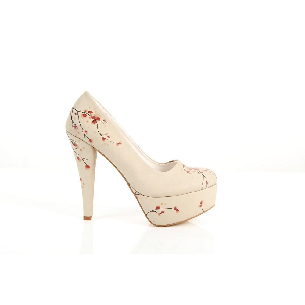 Cherry Blossom Heel Shoes PLT2008 (1421400080480)