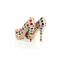 Colored Dots Heel Shoes PLT2020 (1421222051936)