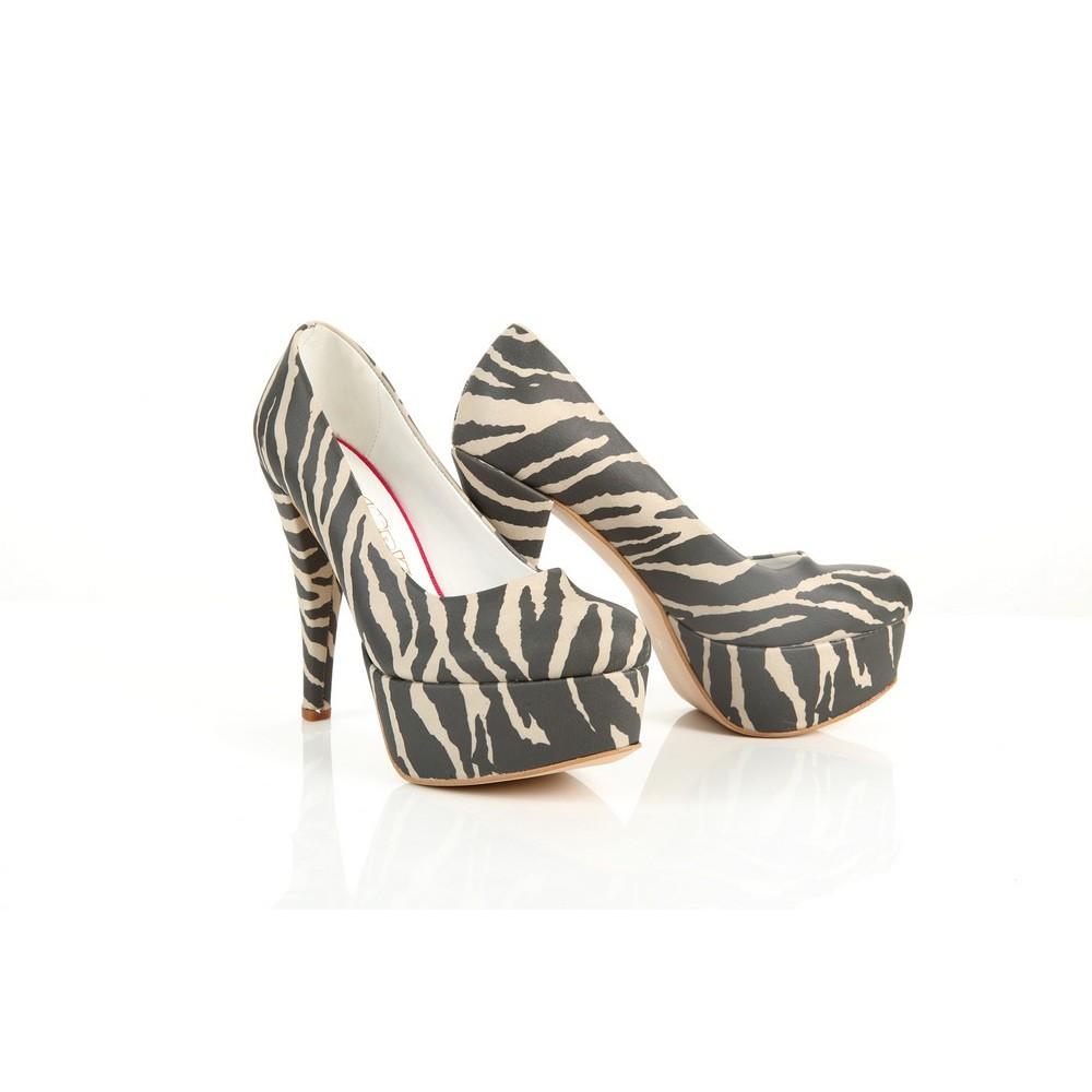 Zebra Heel Shoes PLT2031 (1421223657568)