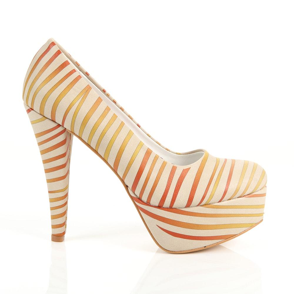 Striped Heel Shoes PLT2035 (1405808181344)