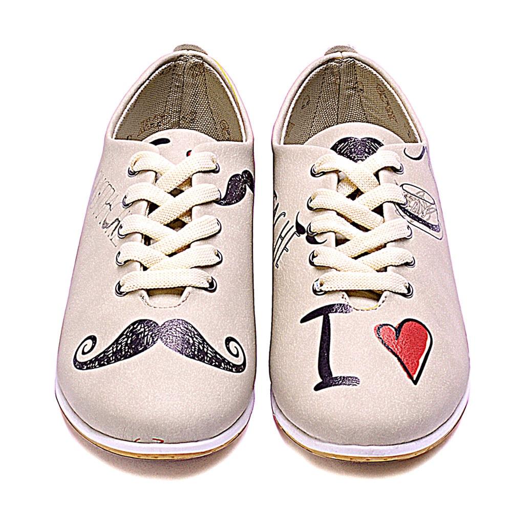 Les Moustache Ballerinas Shoes SLV183 (506275561504)