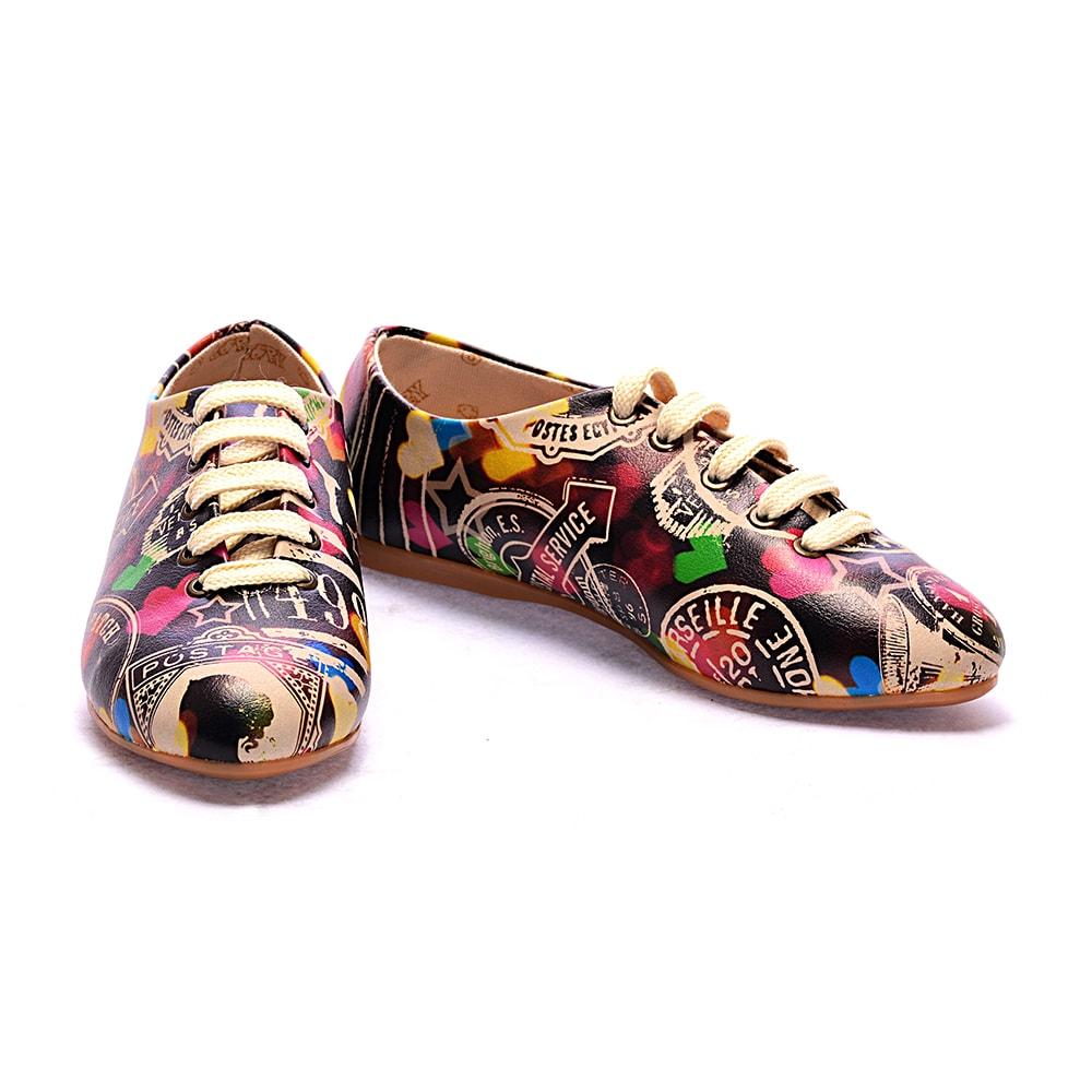 Colored Hearts Ballerinas Shoes SLV022 (506273824800)