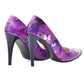 Purple Butterfly Heel Shoes STL4402 (506277396512)