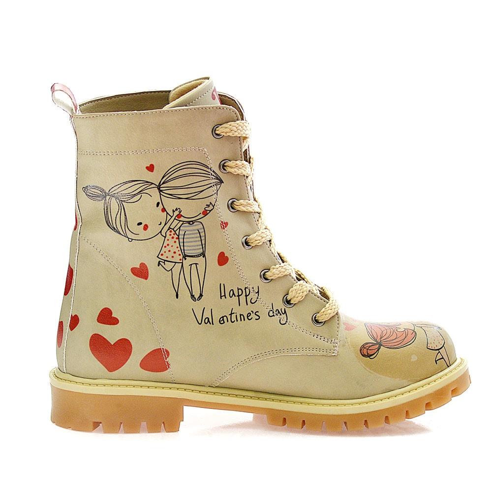 Happy Valentines day Long Boots TMB1037 (1405815783520)