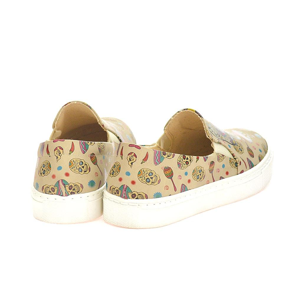 Skull Sneakers Shoes VN4005 (506278281248)