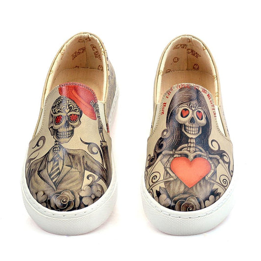 Death is not End of Love Sneakers Shoes VN4034 (1405818011744)