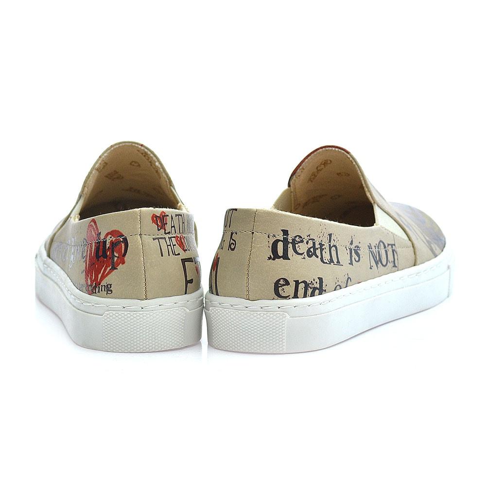 Death is not End of Love Sneakers Shoes VN4034 (1405818011744)