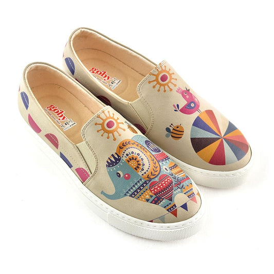 Colors and Elephant Sneaker Shoes VN4039 (506279395360)