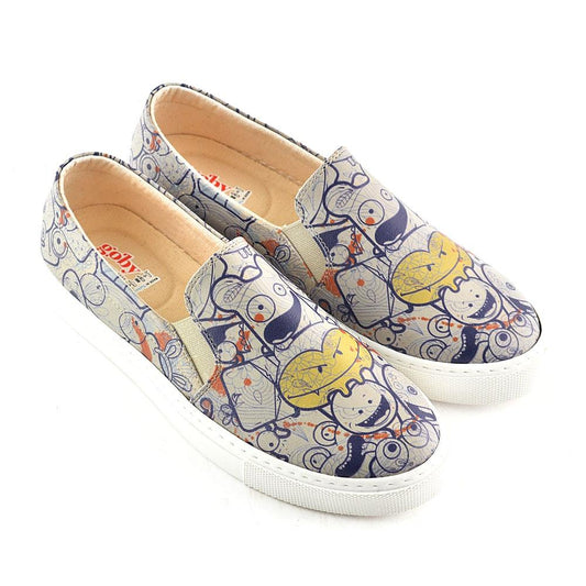 Crazy Smileys Sneaker Shoes VN4044 (506279657504)