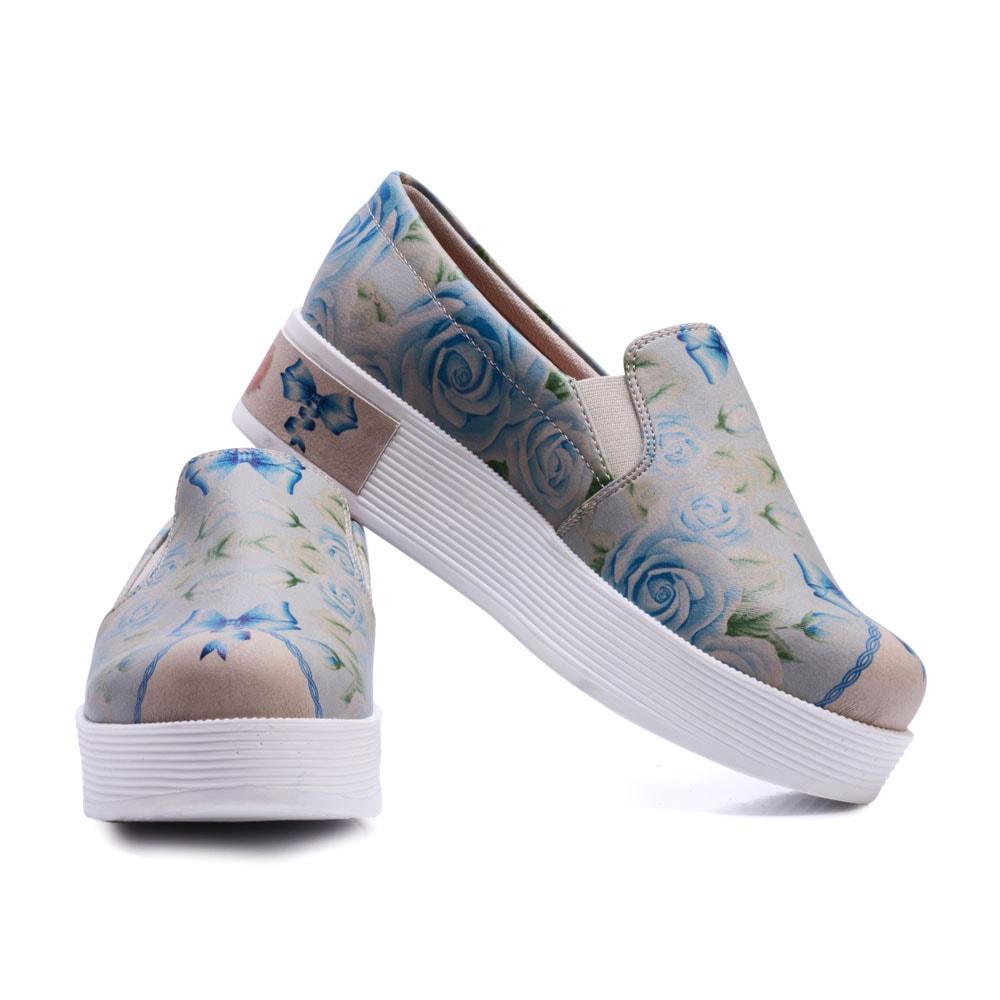 Flowers Sneakers Shoes VN4217 (1405818306656)