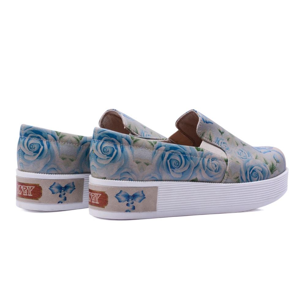 Flowers Sneakers Shoes VN4217 (1405818306656)