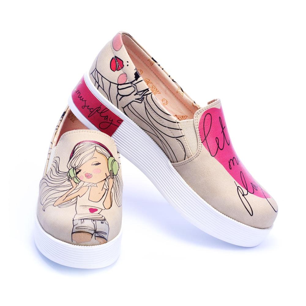 Let the Music Play Sneakers Shoes VN4219 (506280411168)