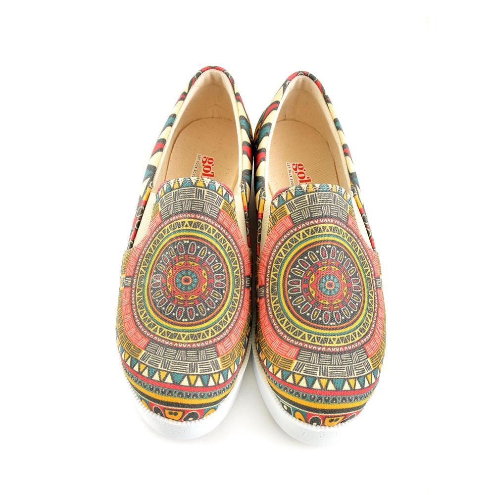 Pattern Sneakers Shoes VN4301 (506280673312)