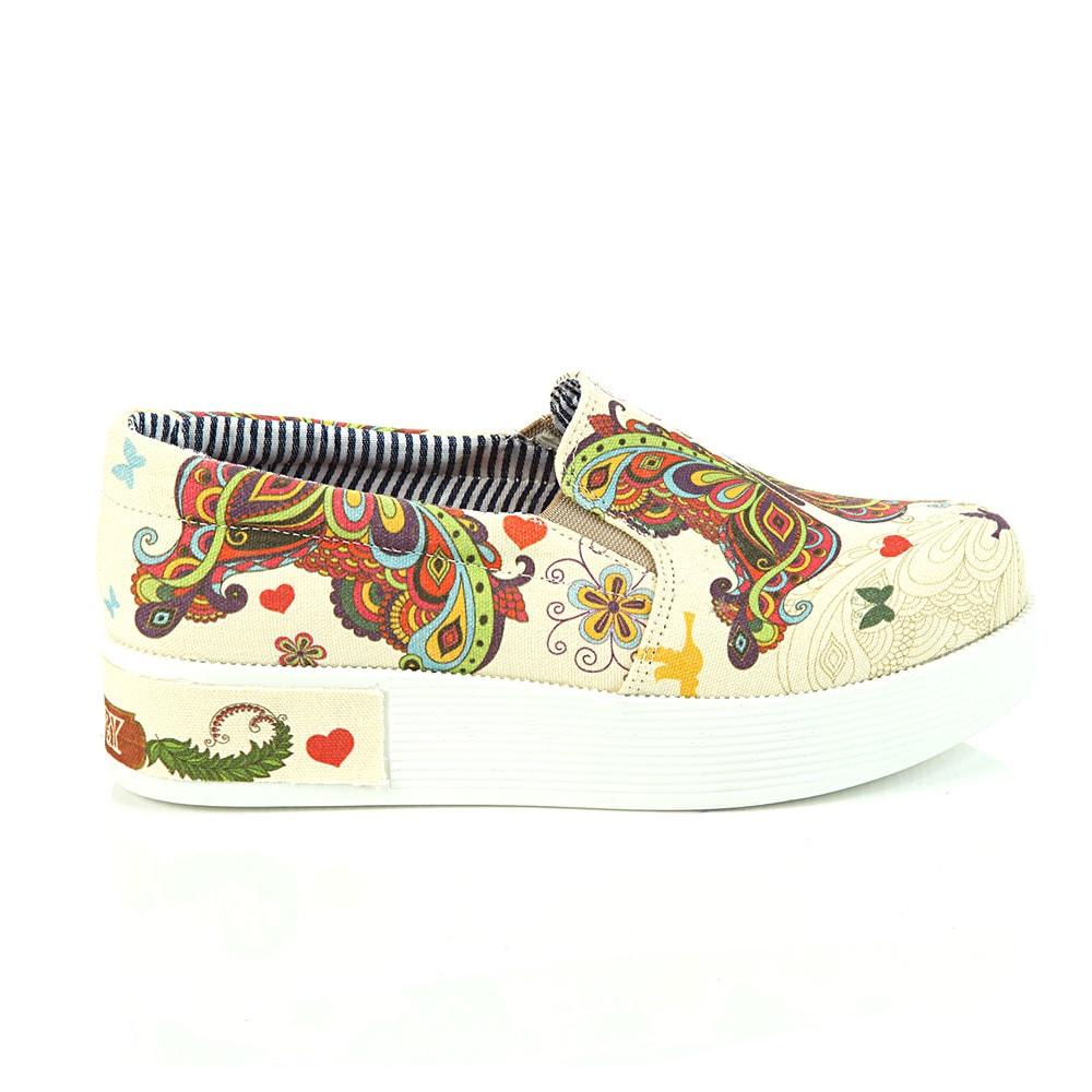 Butterfly Sneakers Shoes VN4308 (506280968224)
