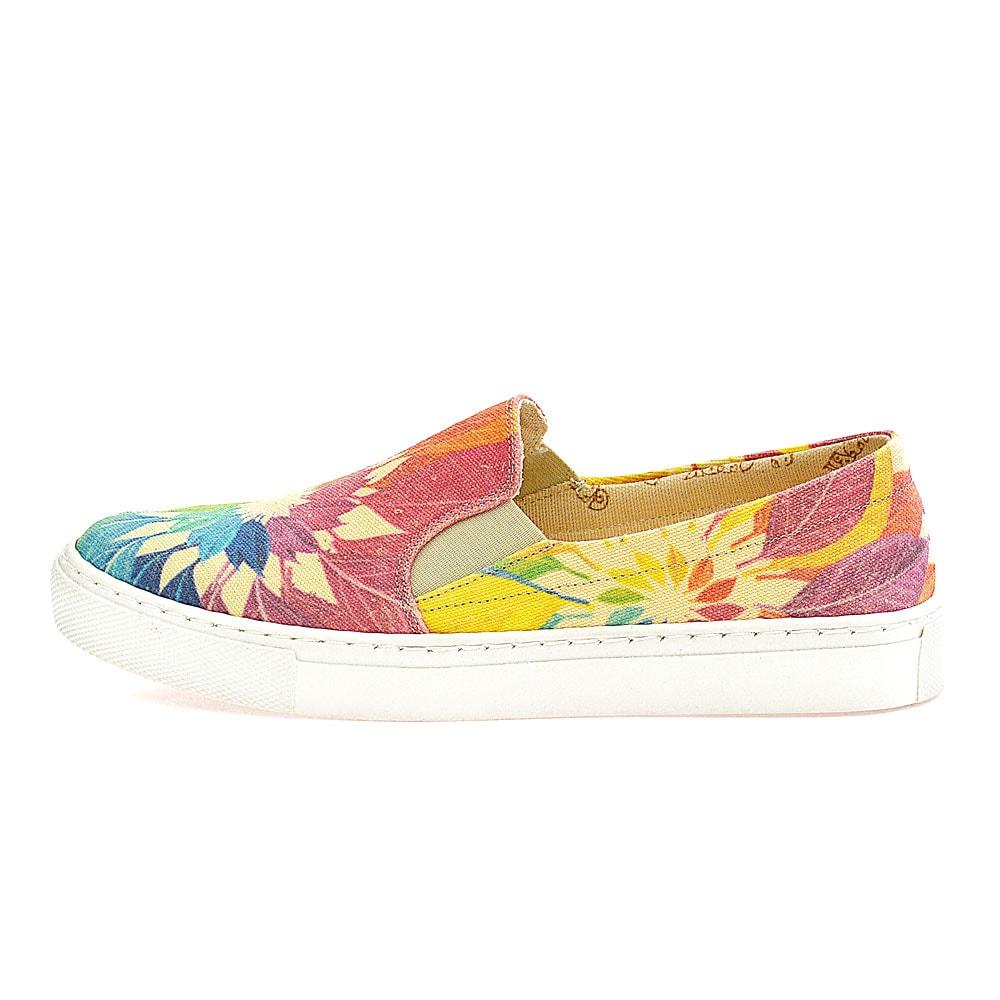 Colored Leaves Sneakers Shoes VN4402 (506281132064)