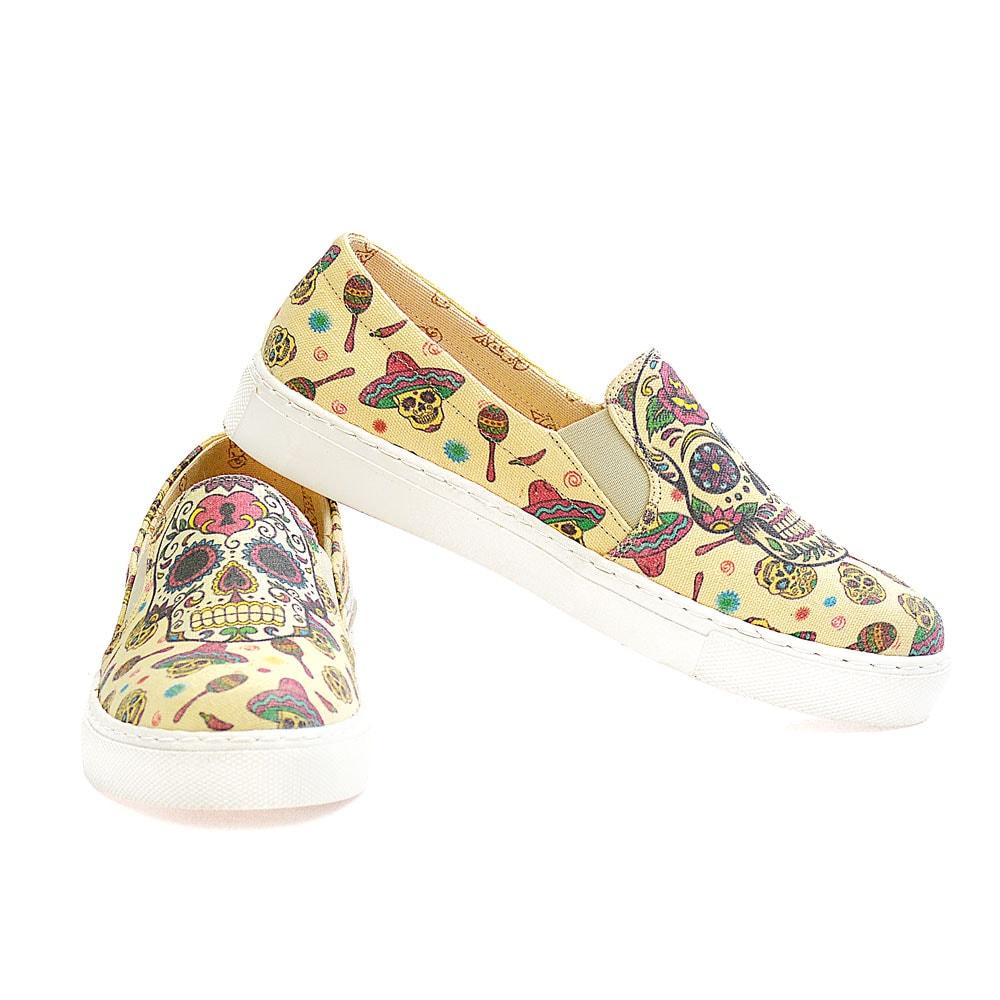 Skull Sneakers Shoes VN4406 (506281295904)