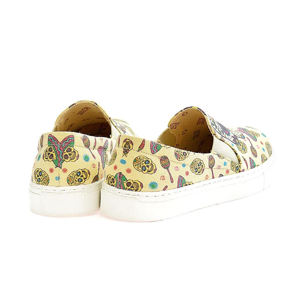 Skull Sneakers Shoes VN4406 (506281295904)
