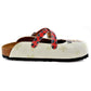 Red & White Girl Clogs WCAL120 (737673576544)