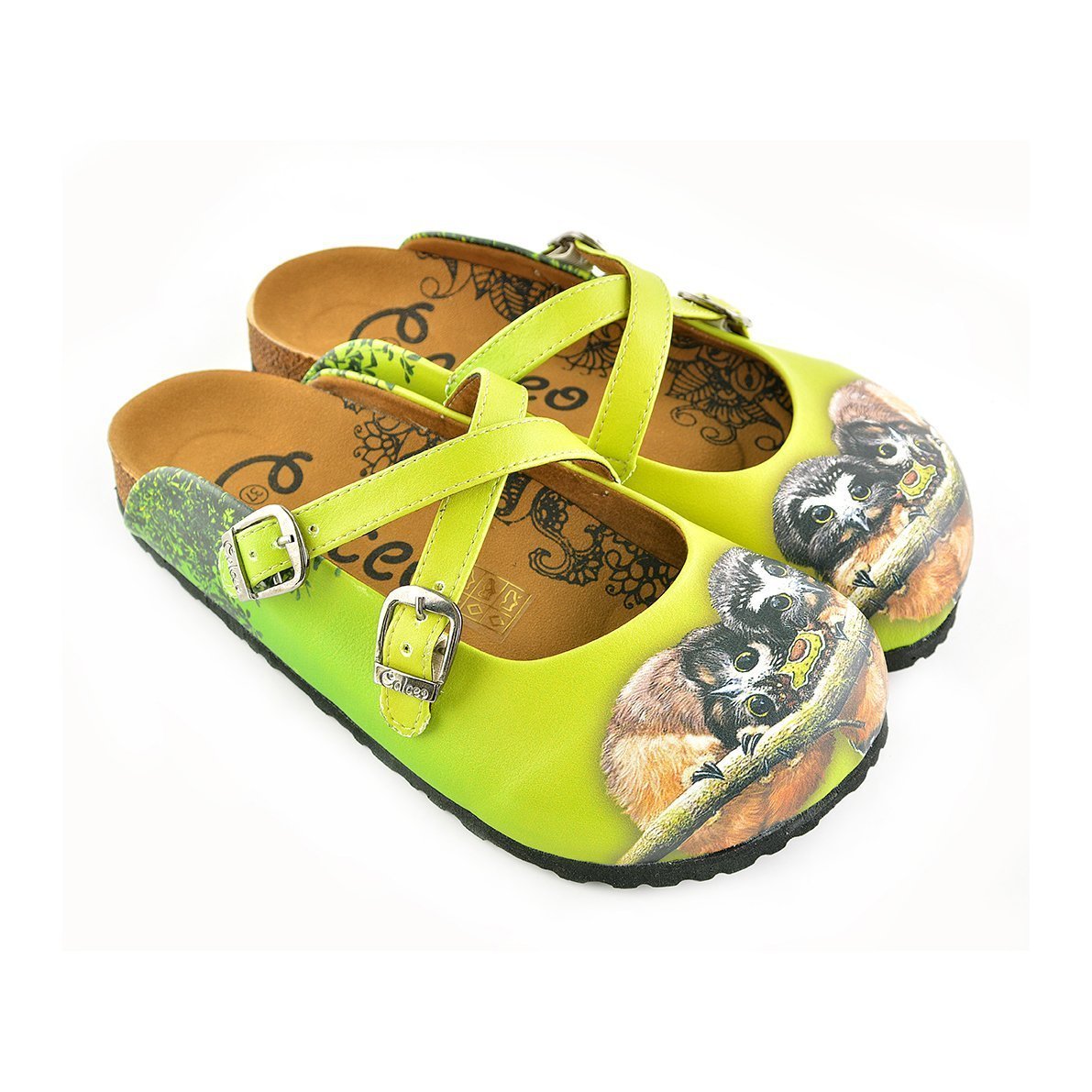 Yellow Owl Clogs WCAL139 (737672101984)