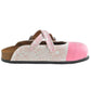 Pink & White Star Clogs WCAL154 (737671053408)