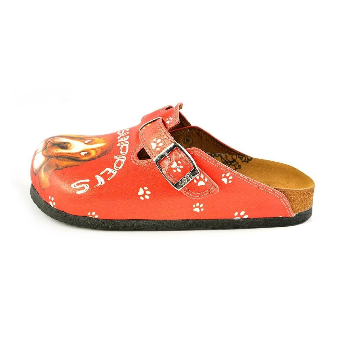 Red Take Suppers Clogs WCAL349 (737670201440)