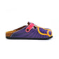 Green, Purple and Red Colored Patterned and Yellow Clown Patterned Clogs - WCAL365 (774939410528)