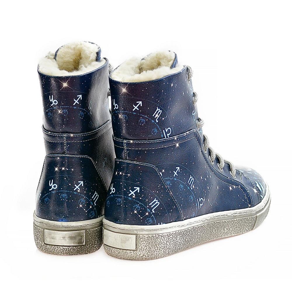 Astrology Short Boots WJAS118 (1421228933216)