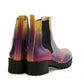 Colored Triangles Short Boots WLAS111 (1421232439392)