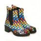 Colored Wicker Short Boots WLAS116 (1421233717344)