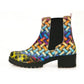 Colored Wicker Short Boots WLAS116 (1421233717344)