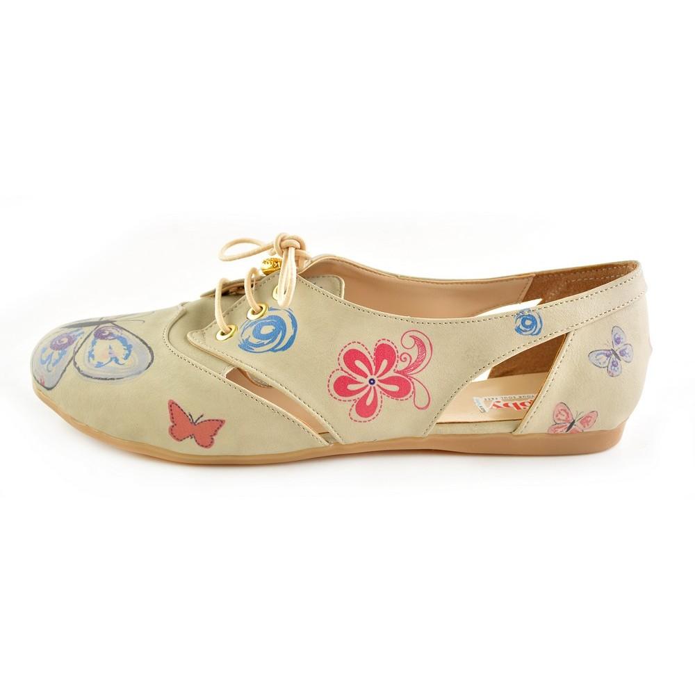 Flowers Ballerinas Shoes YAB107 (1421236994144)