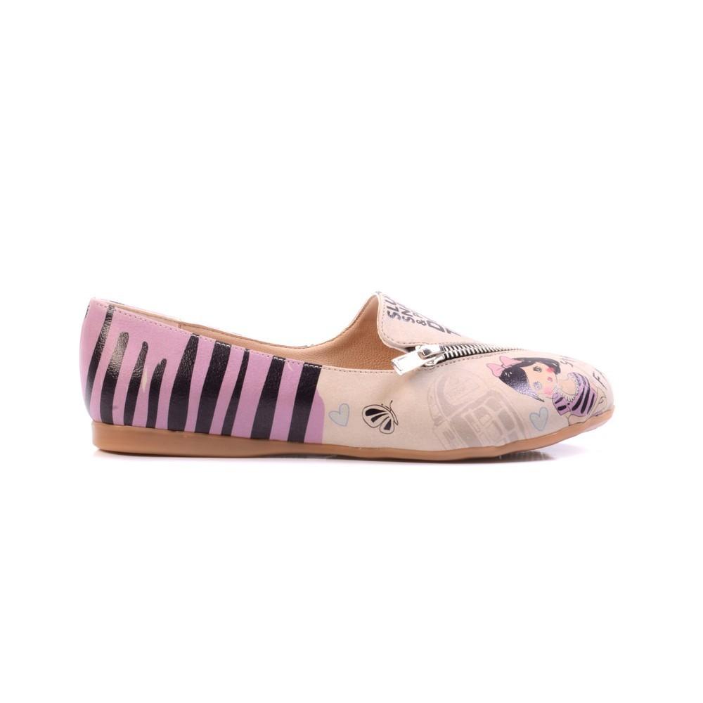 Street Fashion Ballerinas Shoes YAB306 (1421238370400)