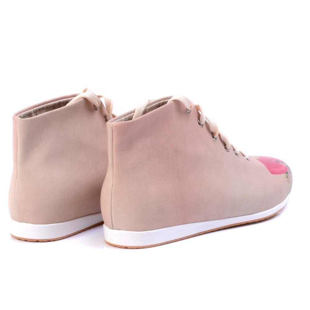 Pink Ribbon Short Boots LND1128 (506268811296)