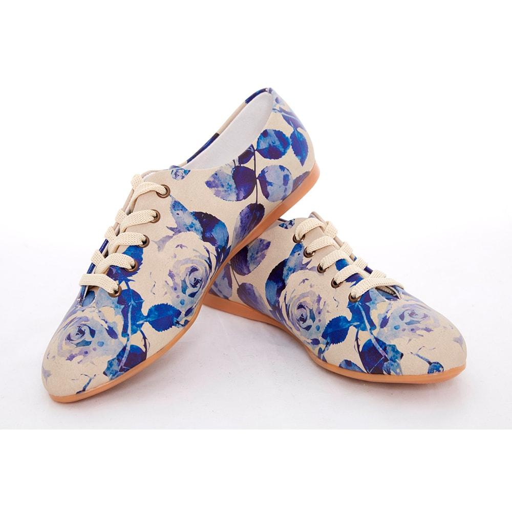 Blue Roses Ballerinas Shoes SLV063 (506274840608)
