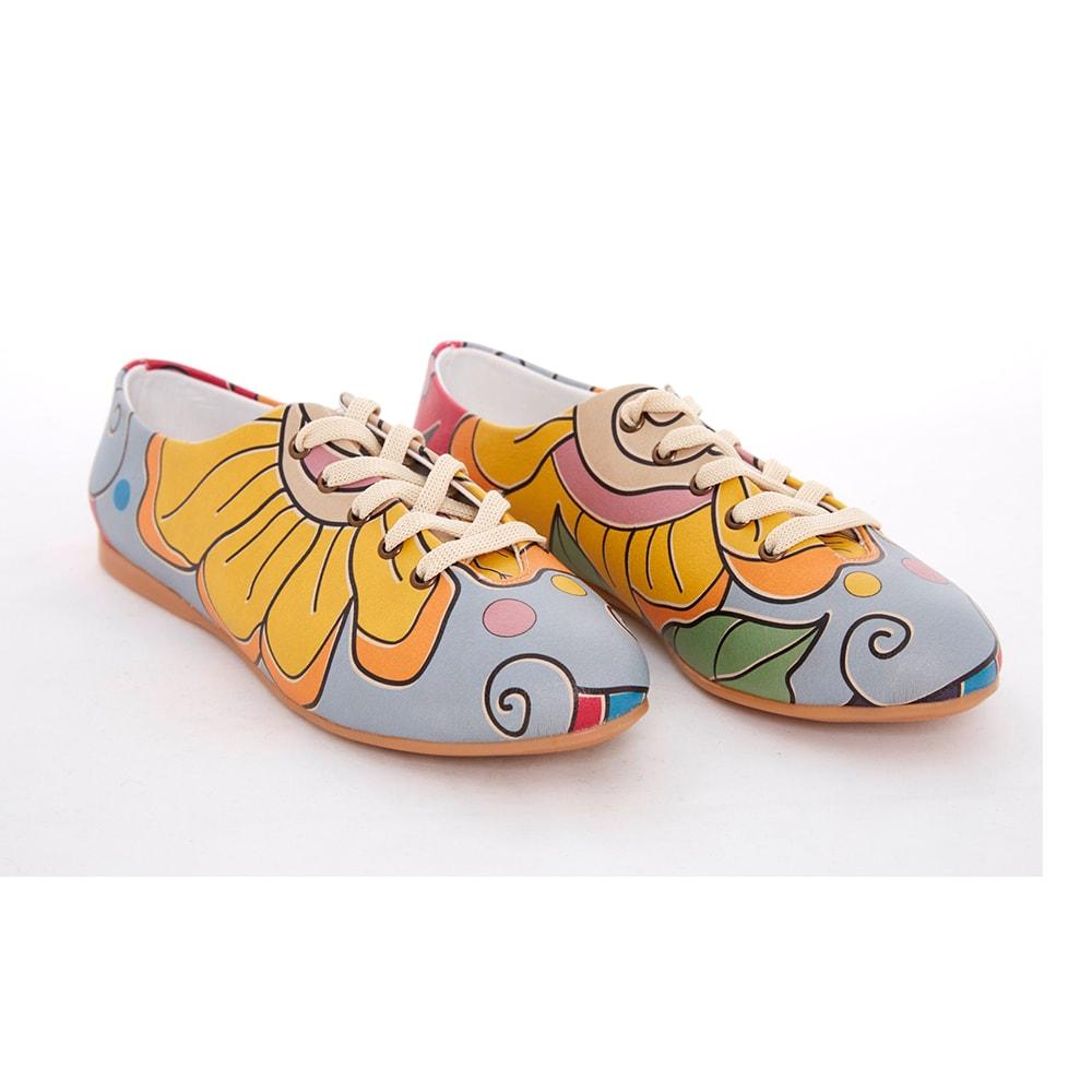 Flower Art Ballerinas Shoes SLV074 (506275168288)