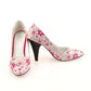 Lovely Flower Heel Shoes STL4001 (506276380704)